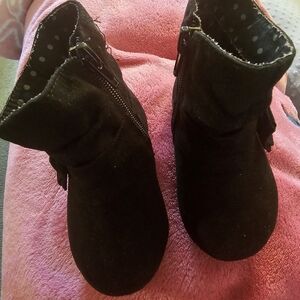 Stylish Black Kids Boots